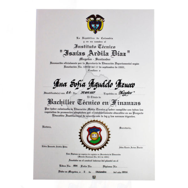 Diploma Tipo I